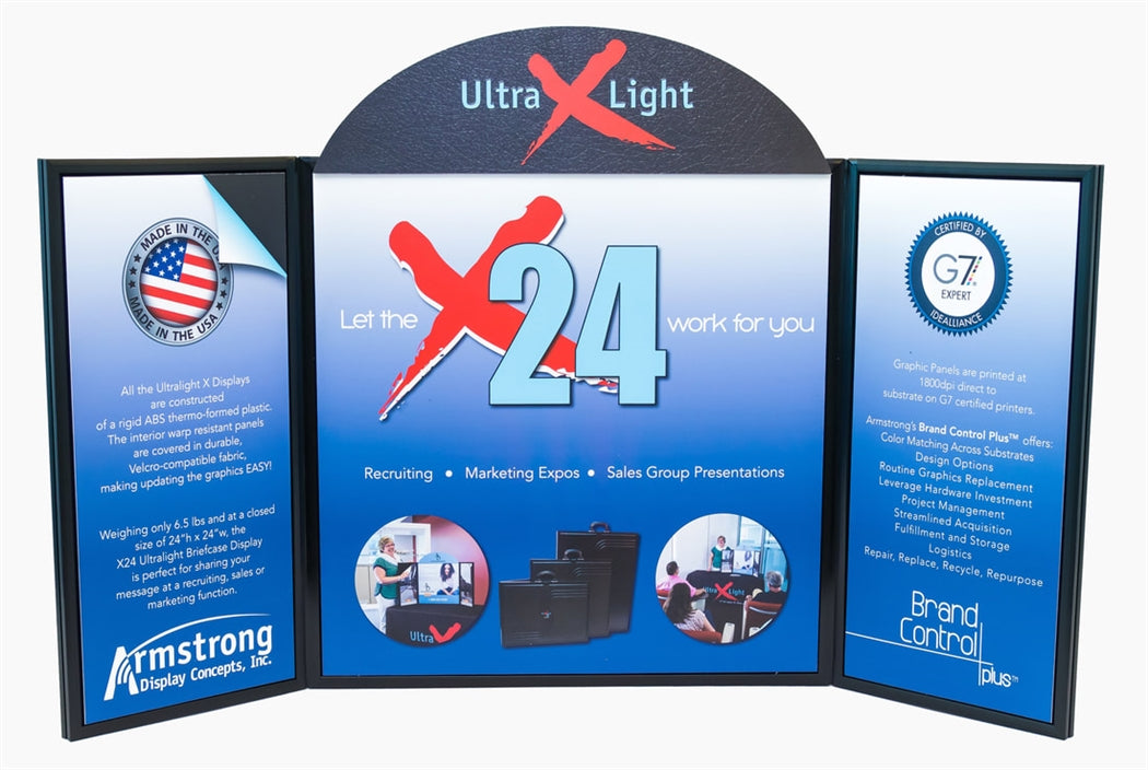X24 Folding Briefcase Display
