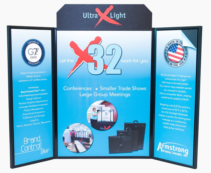X32 Folding Briefcase Display
