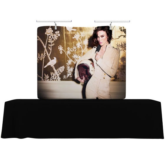 EcoTube 6 ft Curved Table Top Display | Tension Fabric Tubular