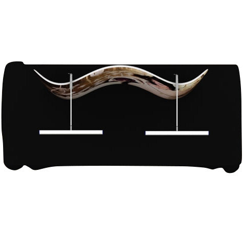EcoTube 6 ft Curved Table Top Display