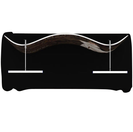 EcoTube 8 ft Curved Table Top Display