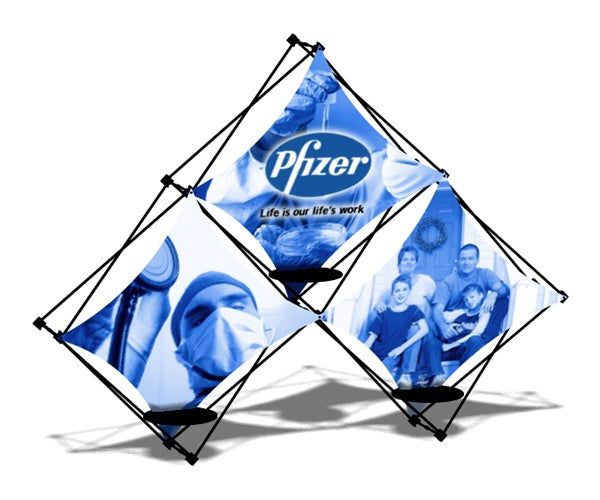 Xpressions 3 Quad Pyramid Display