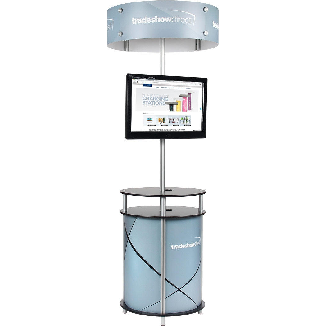 Circle Twist Kiosk with Halo - Kit
