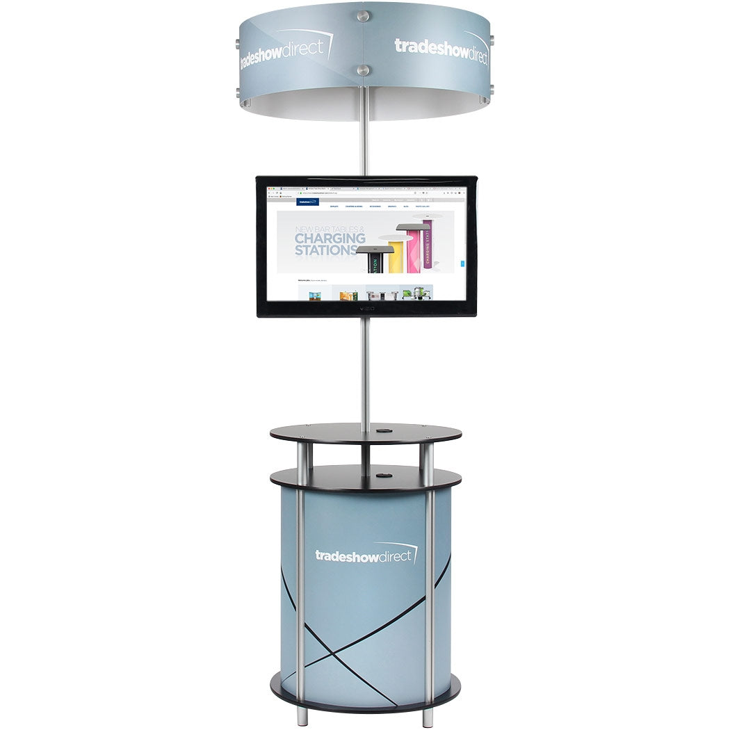 Circle Twist Kiosk with Halo - Kit