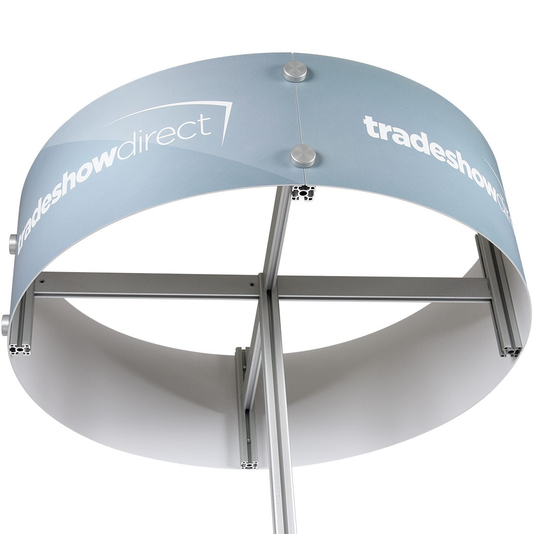 Circle Twist Kiosk with Halo - Kit