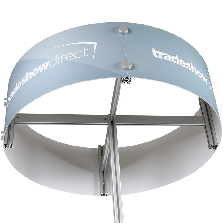 Circle Twist Kiosk with Halo - Kit