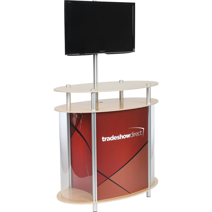 Ellipse Vertical Showcase Twist Kiosk
