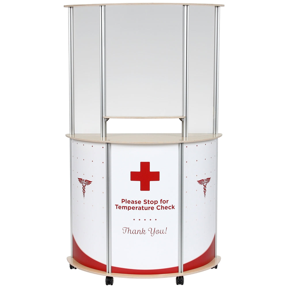Social Distancing Twist Kiosk