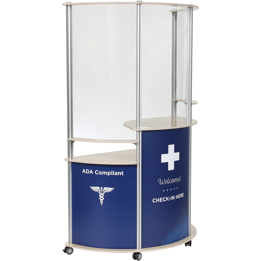 Social Distancing Twist Kiosk - ADA