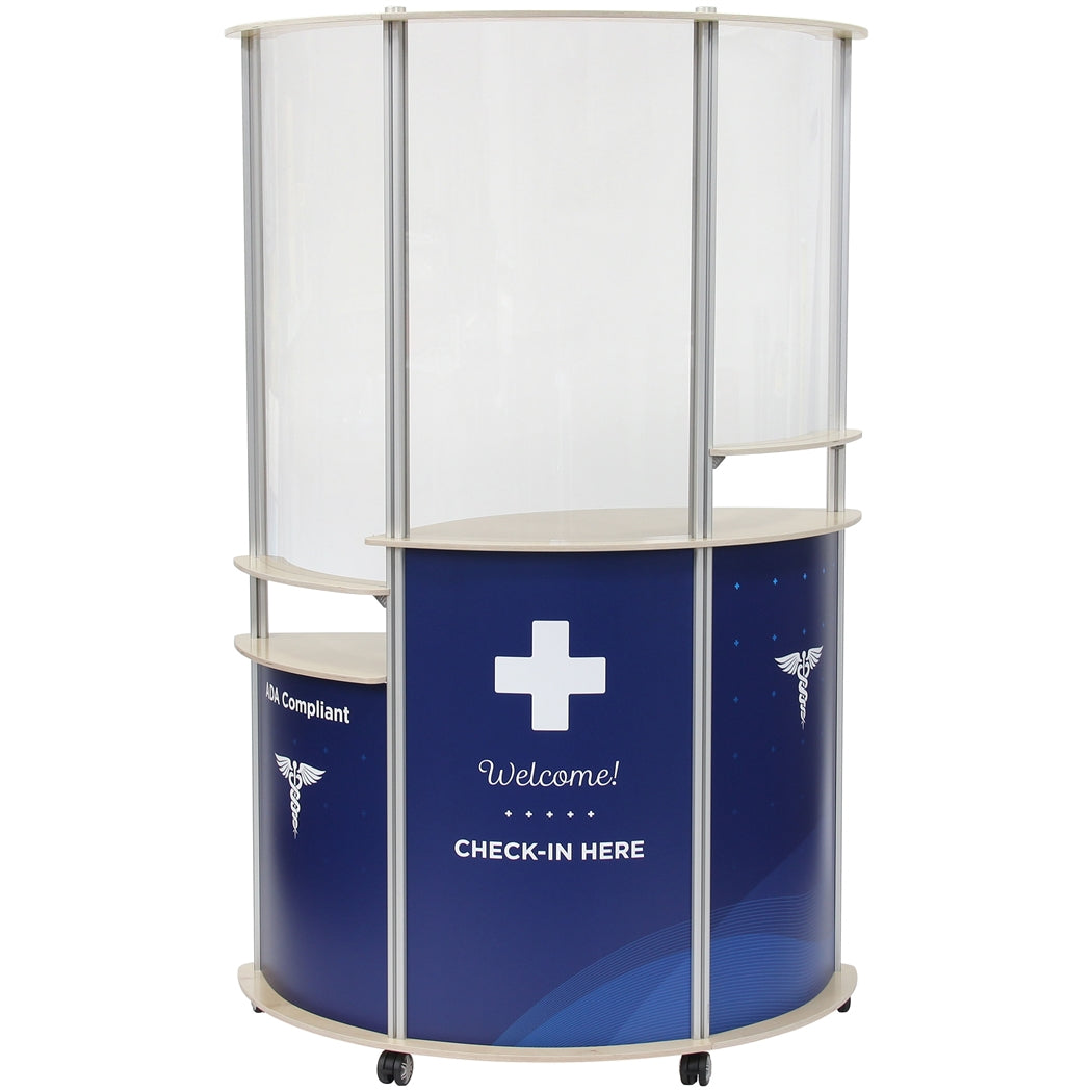 Social Distancing Twist Kiosk - ADA