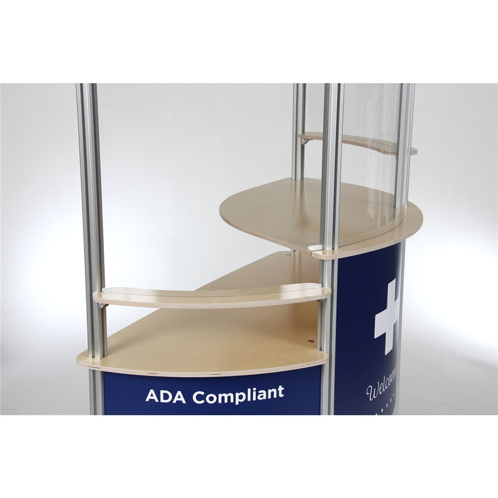 Social Distancing Twist Kiosk - ADA