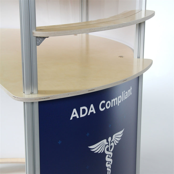 Social Distancing Twist Kiosk - ADA