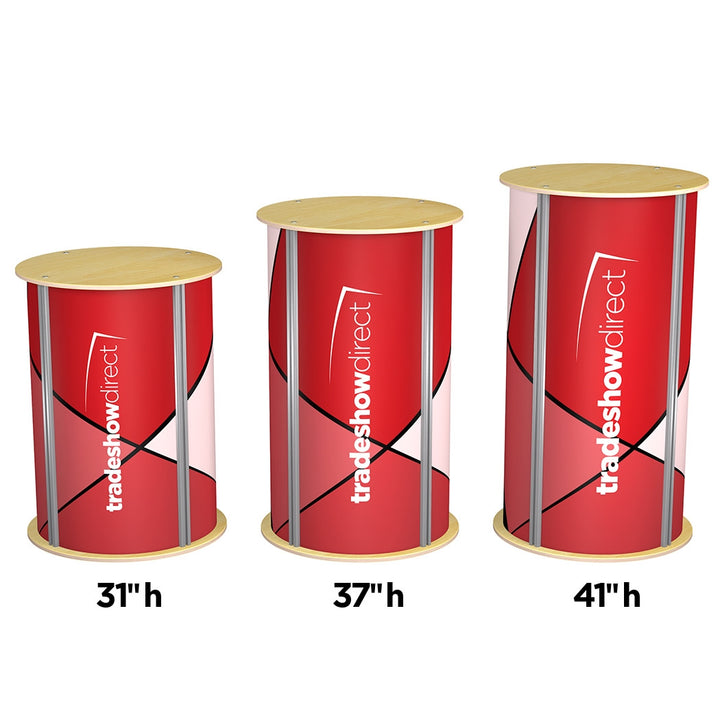 2-Up Large Circle Twist Pedestal
