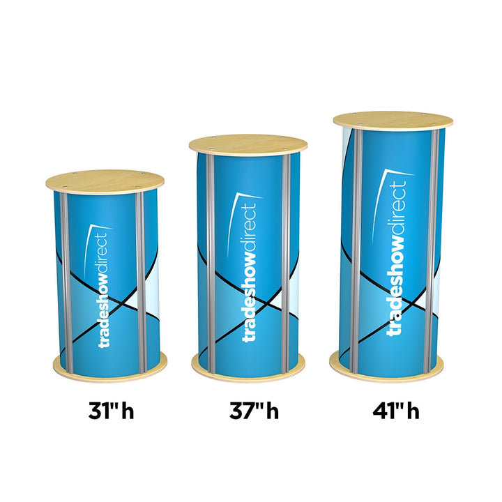 3-Up Medium Circle Twist Pedestal