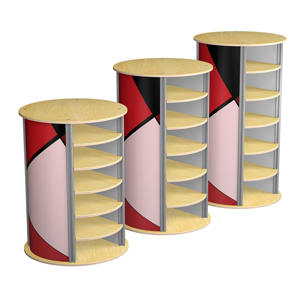 5-Up Large Circle Twist Pedestal