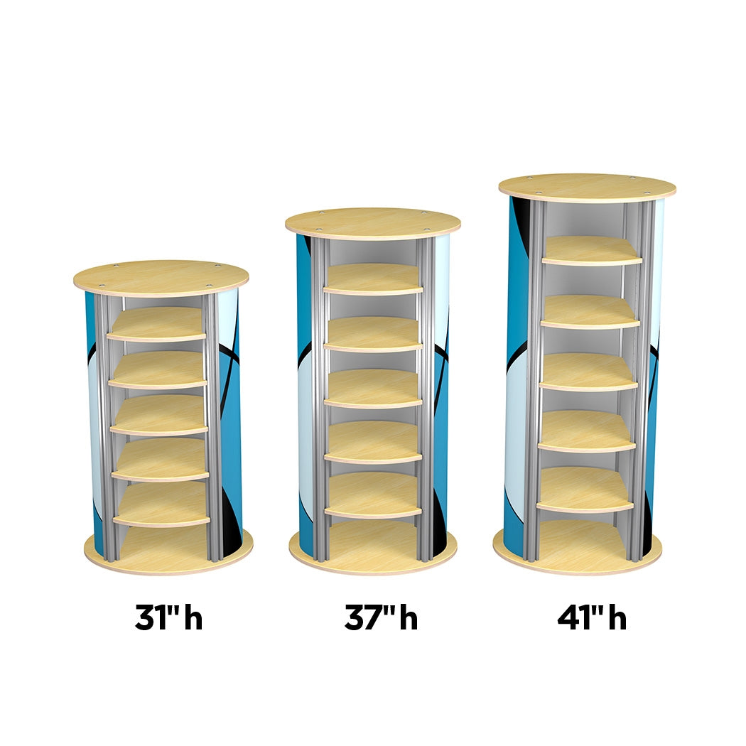 5-Up Medium Circle Twist Pedestal