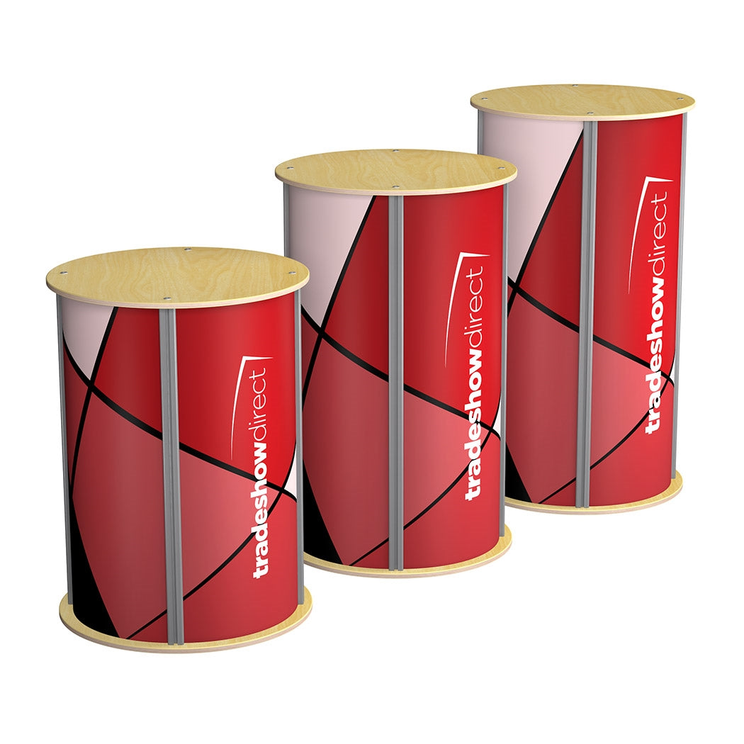 Large Circle Twist Pedestal