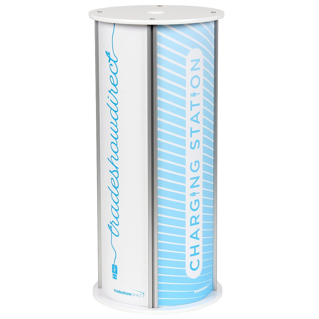 Medium Circle Twist Pedestal Charging Station