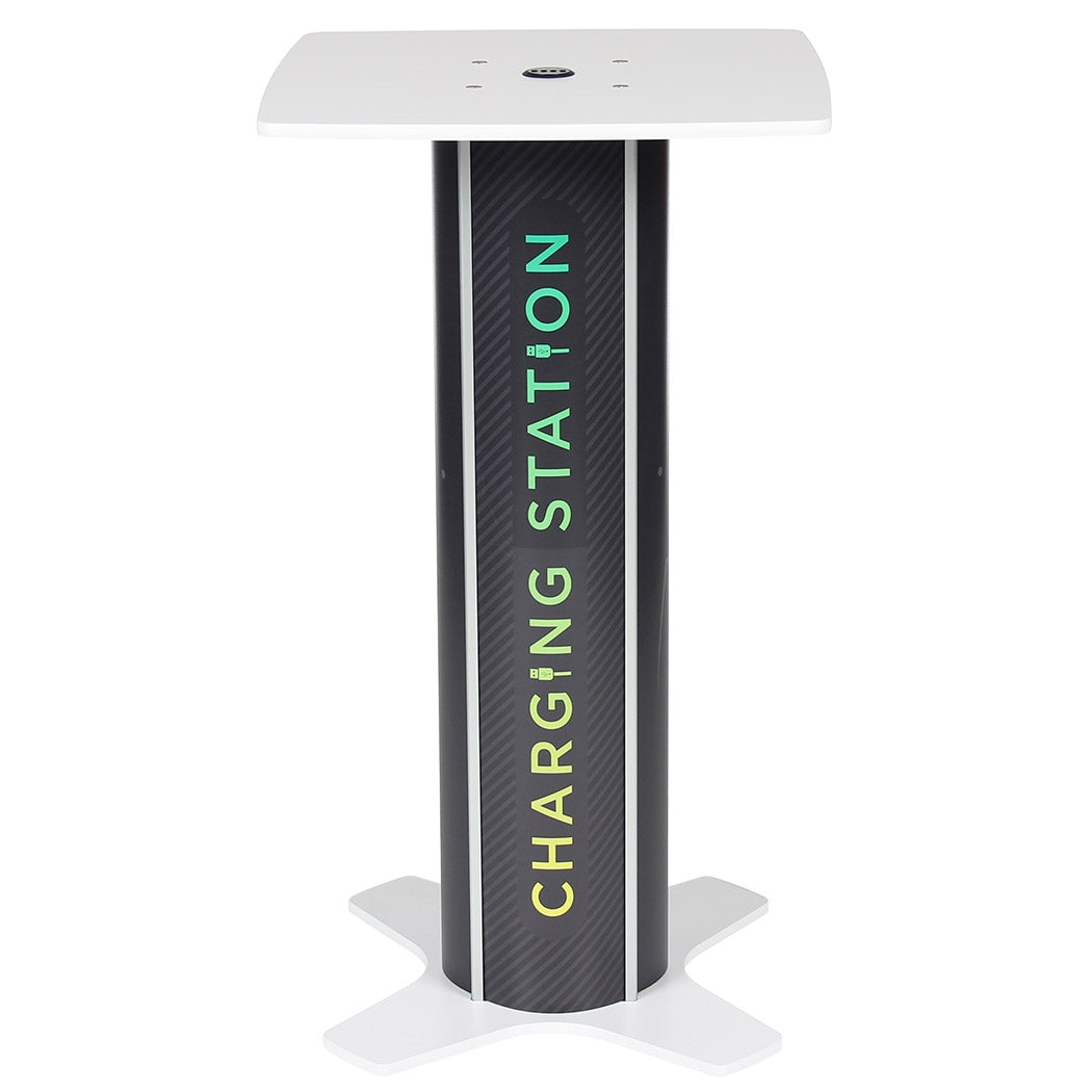Square Twist Bar Table Charging Station