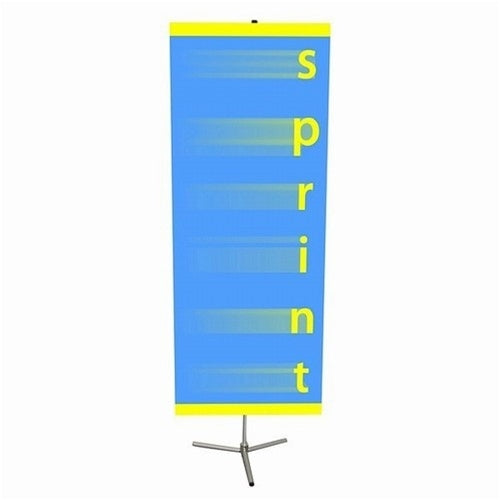 Duo Sprint Banner Stand with Graphic