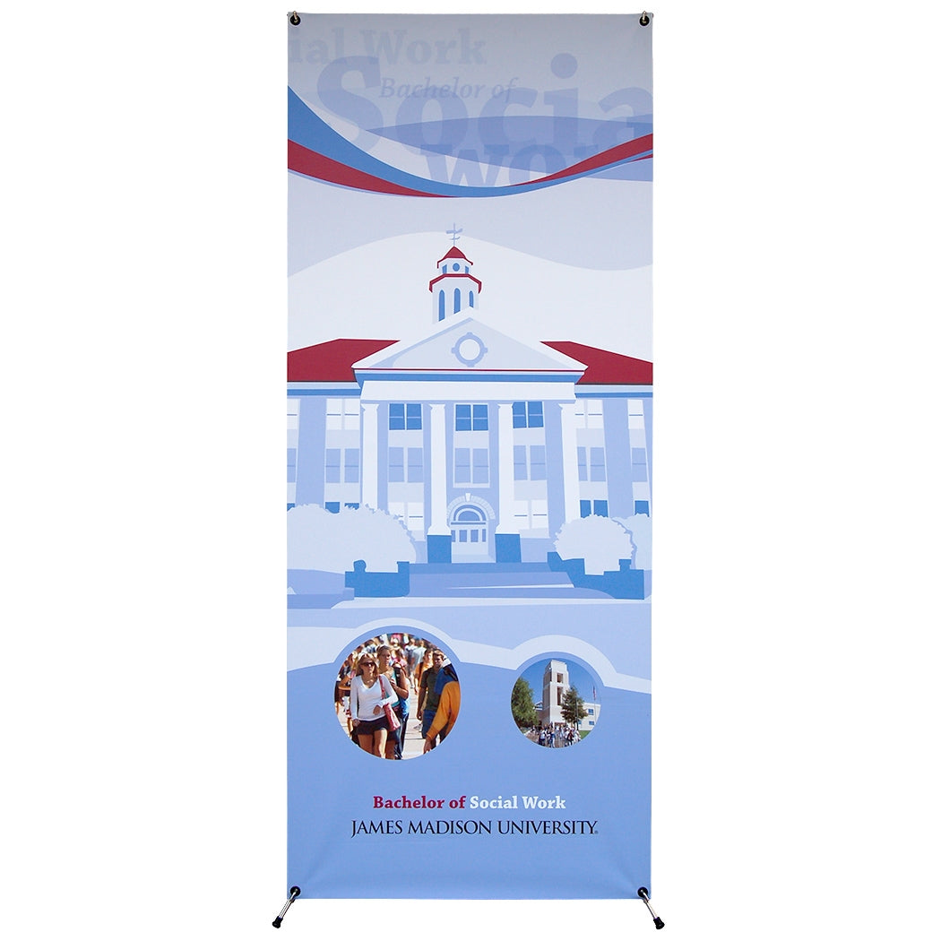 Value X-MDI120 Banner Stand with Graphic